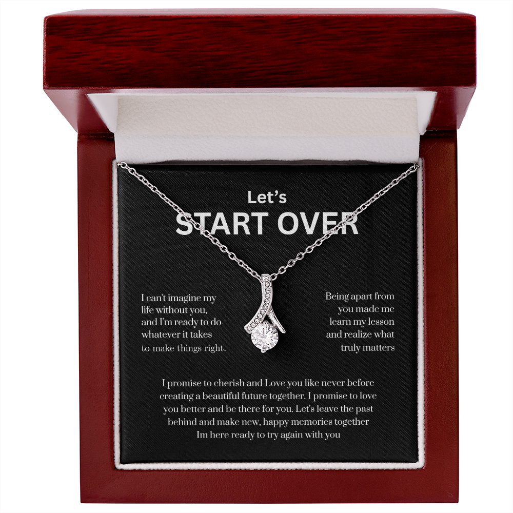 Let's Start Over Alluring Beauty Necklace
