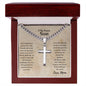 Amazing Son Cross Necklace