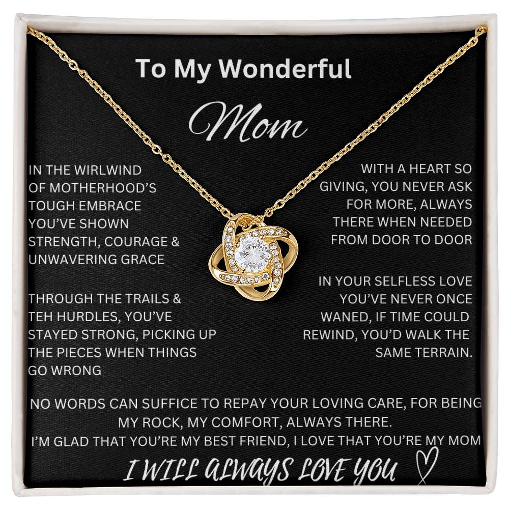 My Wonderful Mom Necklace