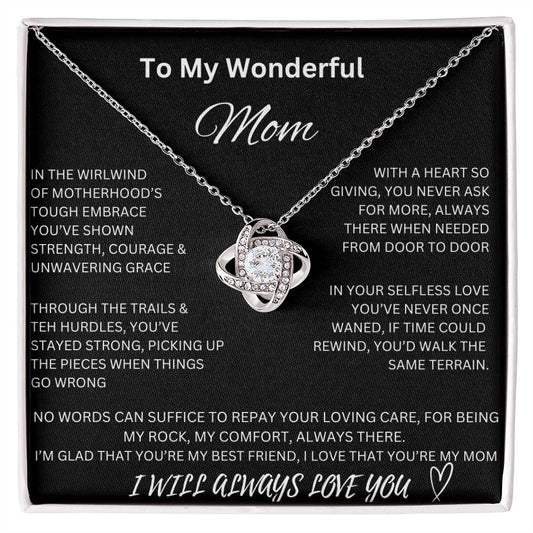 My Wonderful Mom Necklace