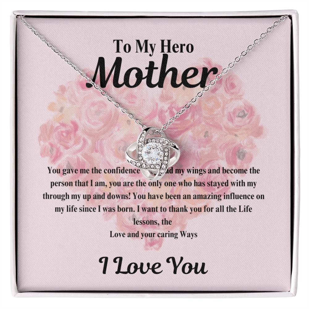 My Hero- Mother Love Knot Necklace