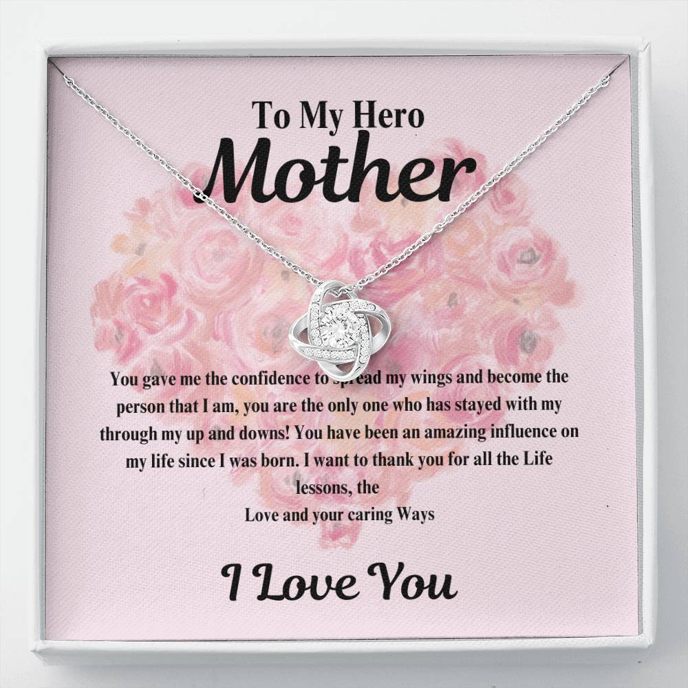 My Hero- Mother Love Knot Necklace