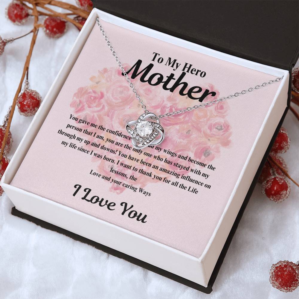 My Hero- Mother Love Knot Necklace