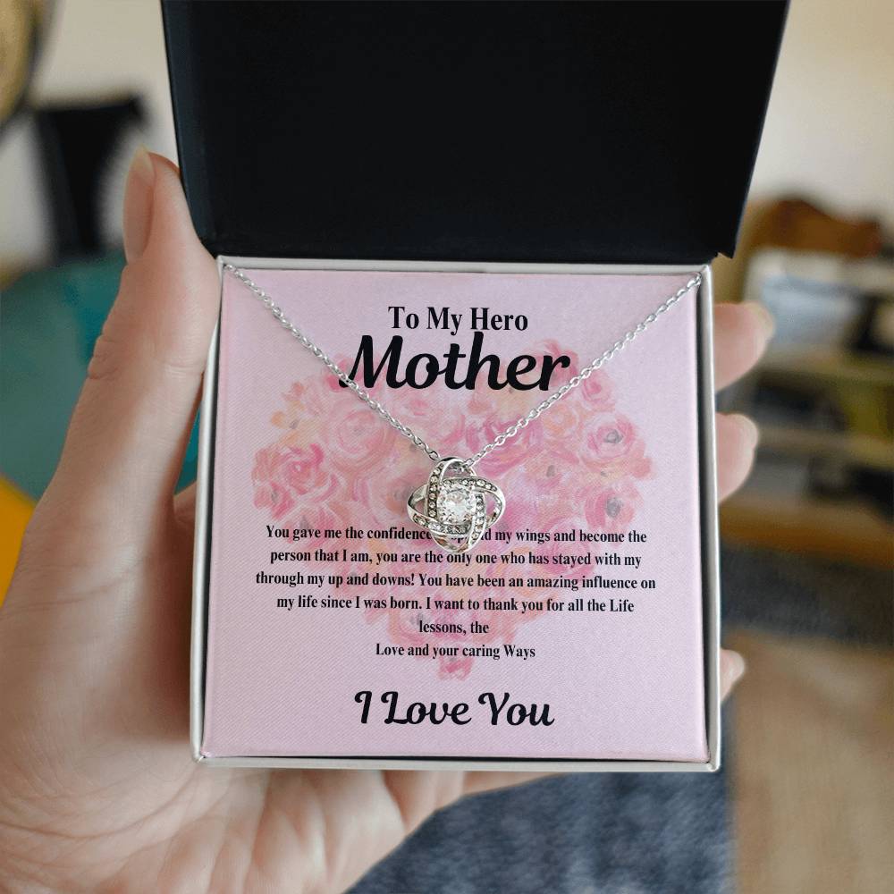 My Hero- Mother Love Knot Necklace