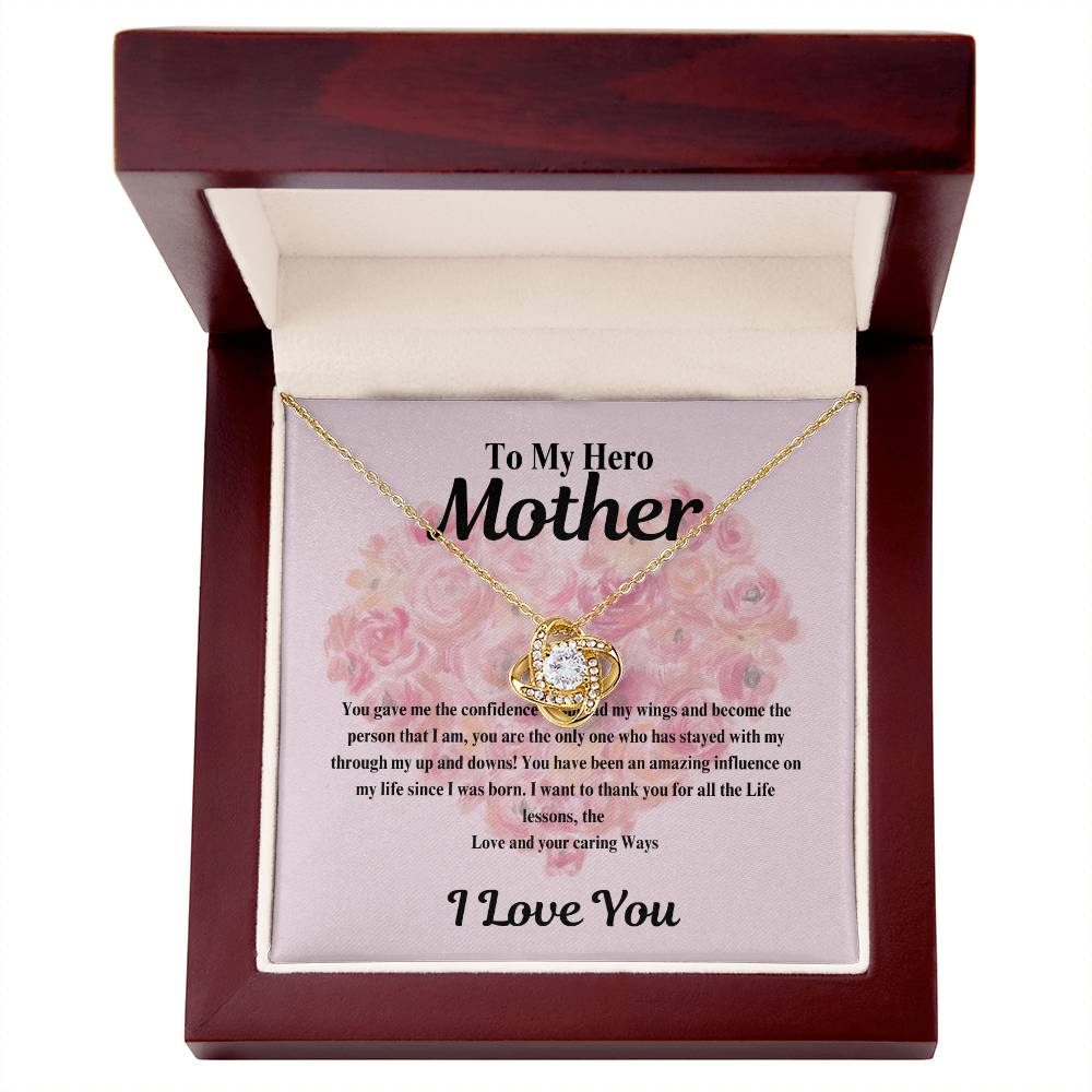 My Hero- Mother Love Knot Necklace