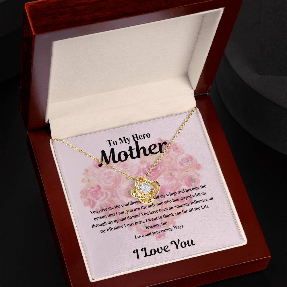 My Hero- Mother Love Knot Necklace
