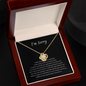Heartfelt Apology Love Knot Necklace