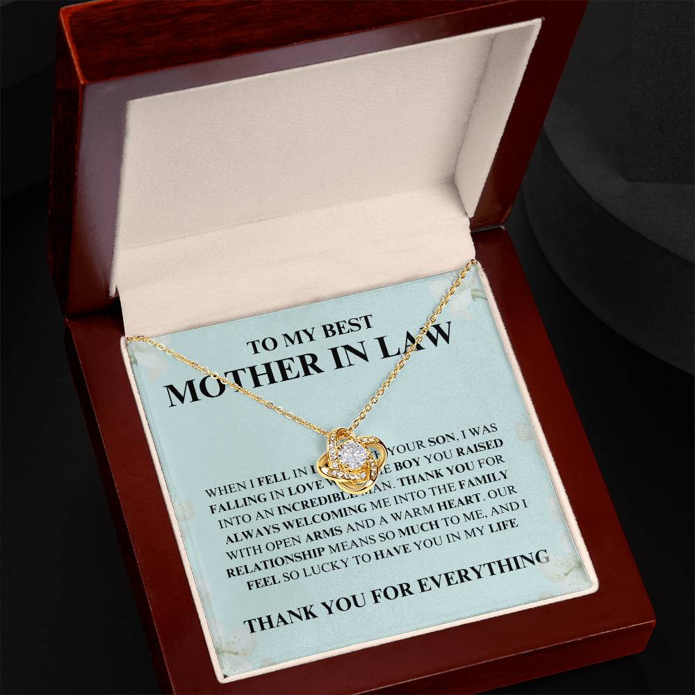 The BEST Mother IN Law- Thank you for everything Love knot