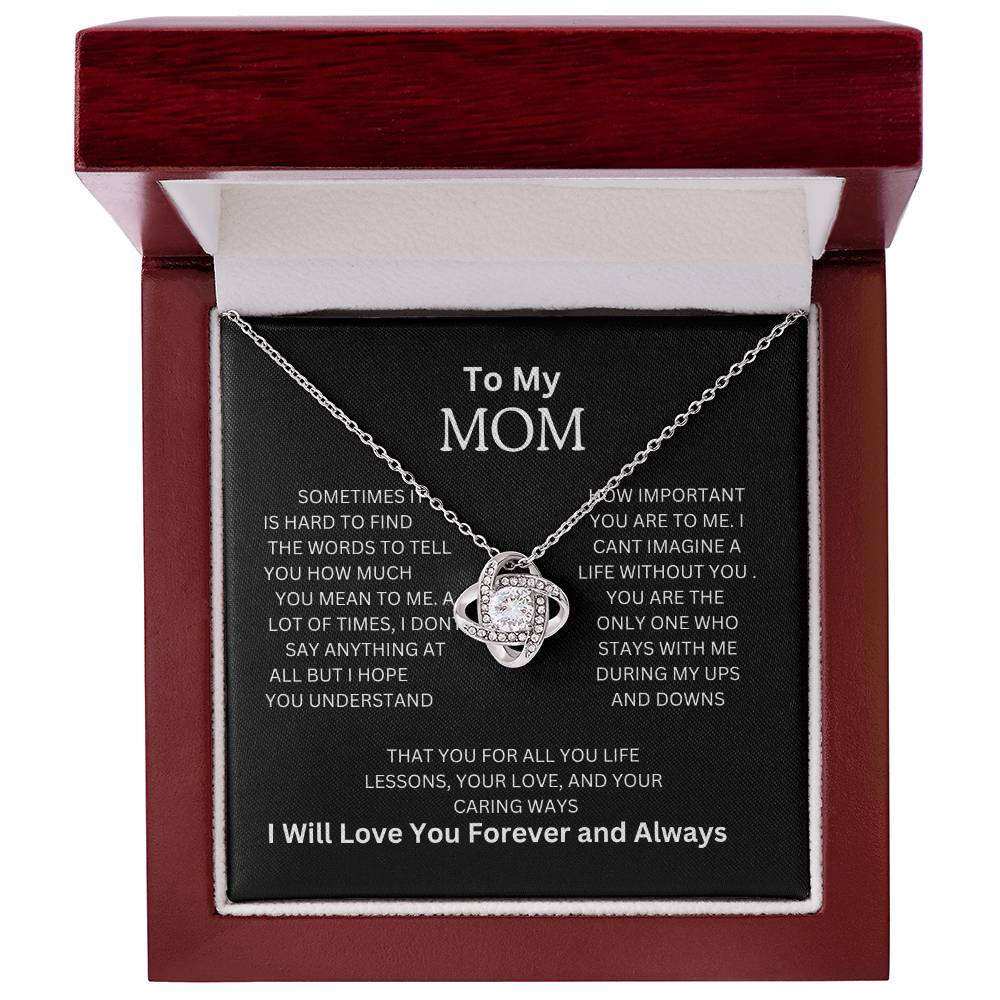 To My Mom - Forever & Always Necklace