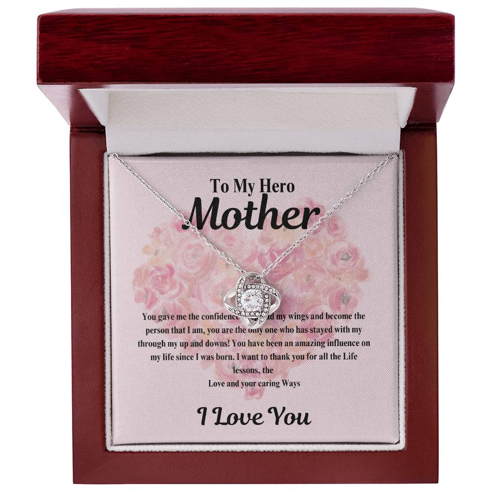 My Hero- Mother Love Knot Necklace