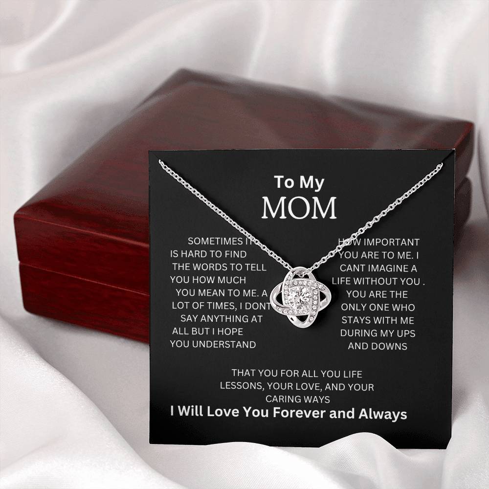 To My Mom - Forever & Always Necklace