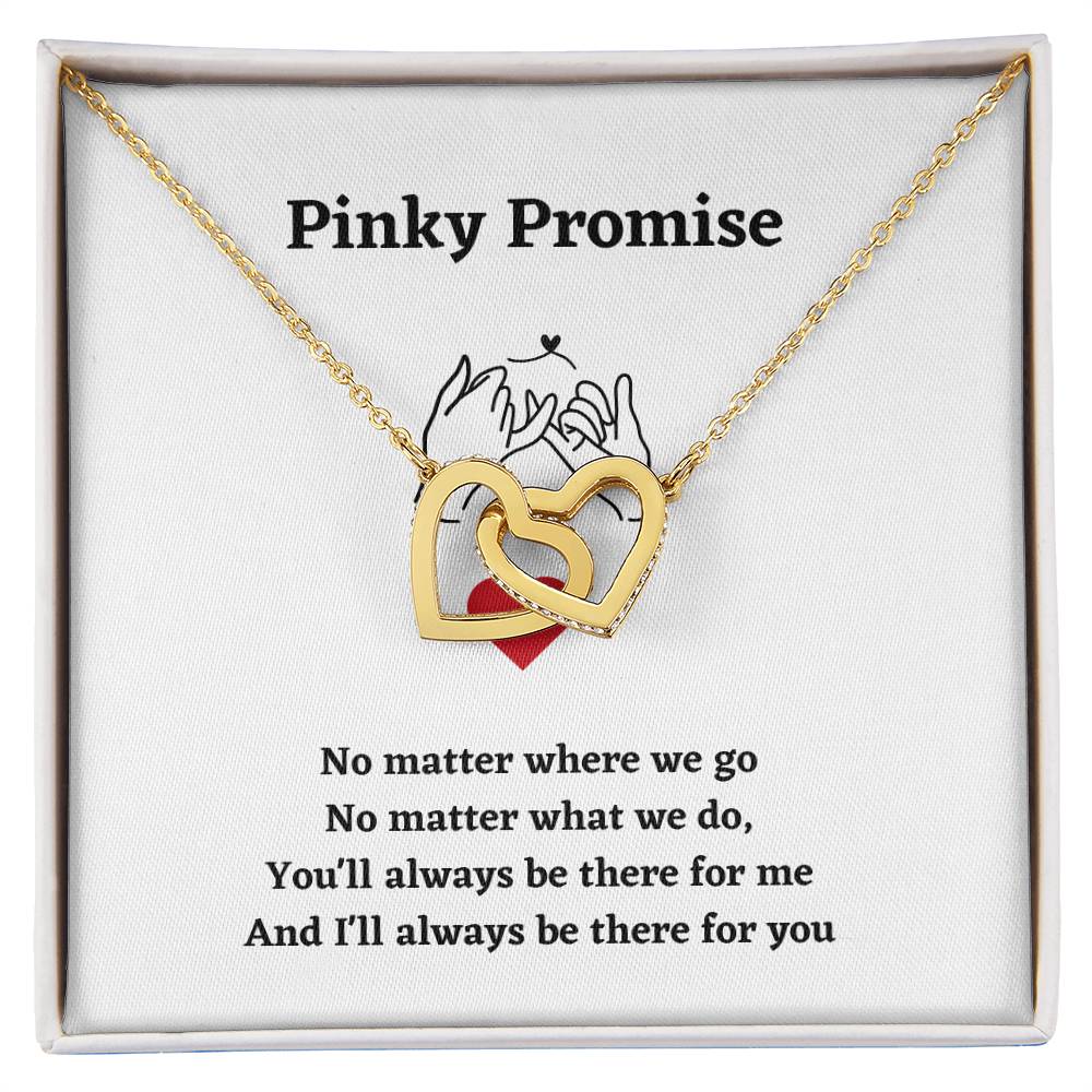 Pinky Promise- Interlocking Hearts
