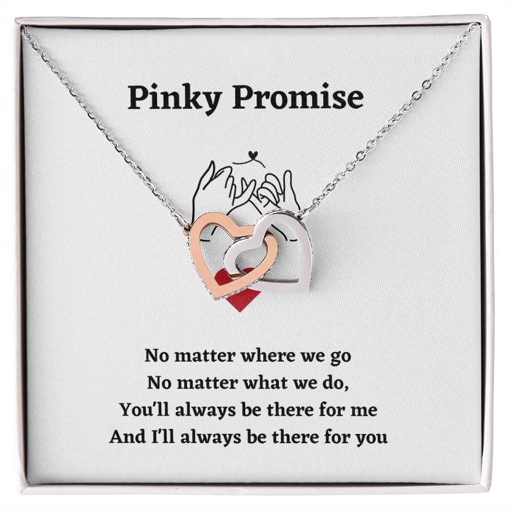 Pinky Promise- Interlocking Hearts