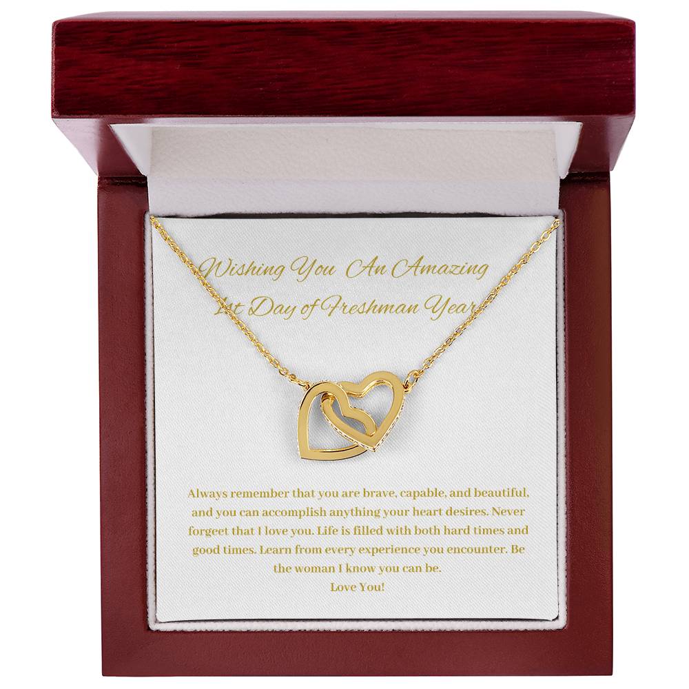 Wishing you An Amazing 1st Day of Freshman Year Necklace