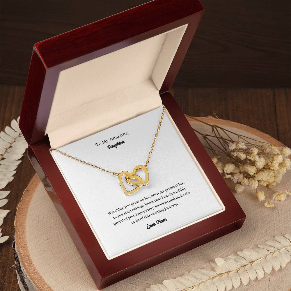 For My Amazing Daughter As you Start College Necklace