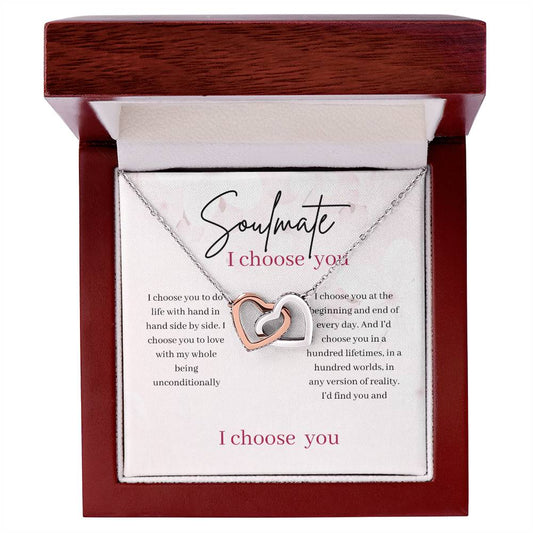 Soulmate- I Choose You-Interlocking hearts