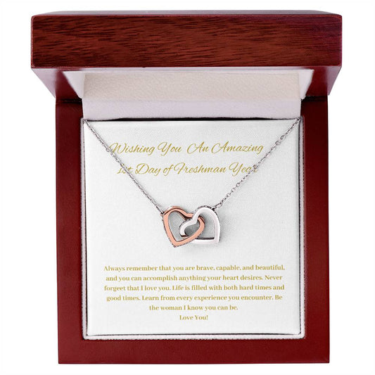 Wishing you An Amazing 1st Day of Freshman Year Necklace