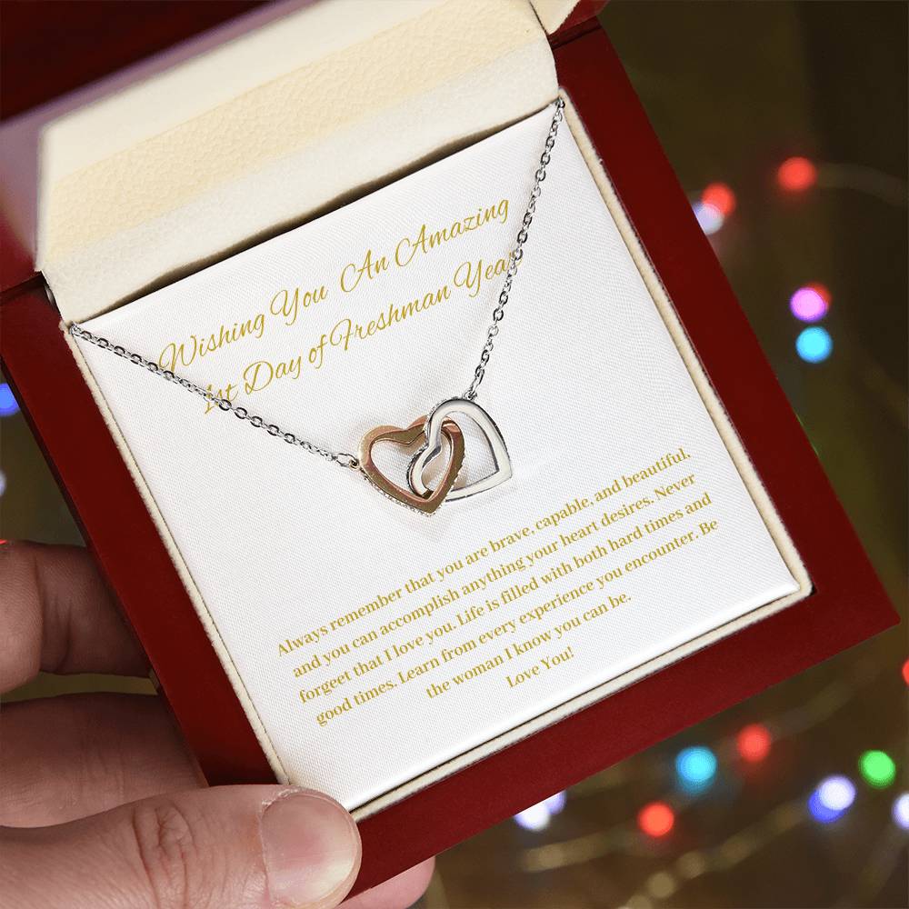 Wishing you An Amazing 1st Day of Freshman Year Necklace