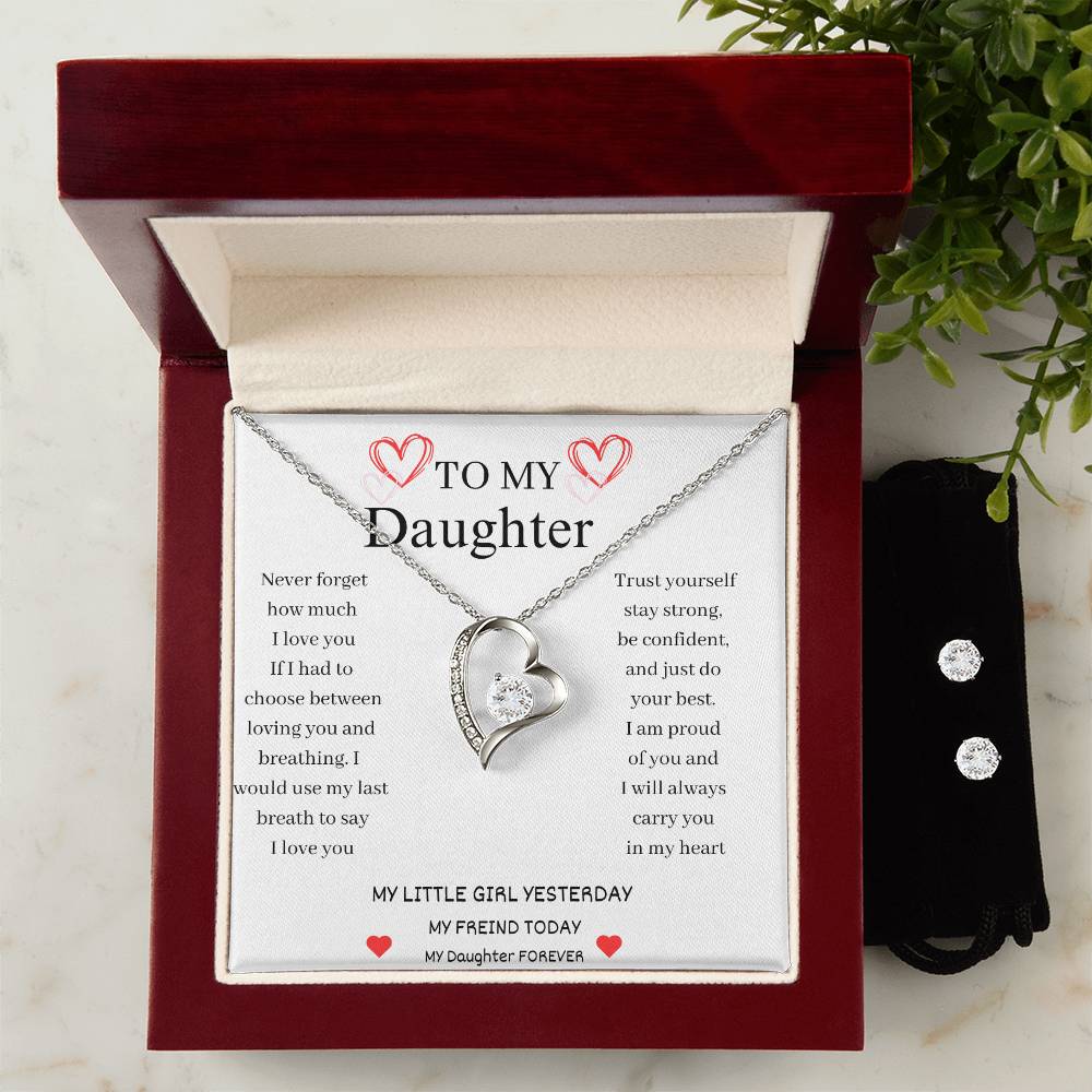 My Little Girl Yesterday my Friend Today Necklace