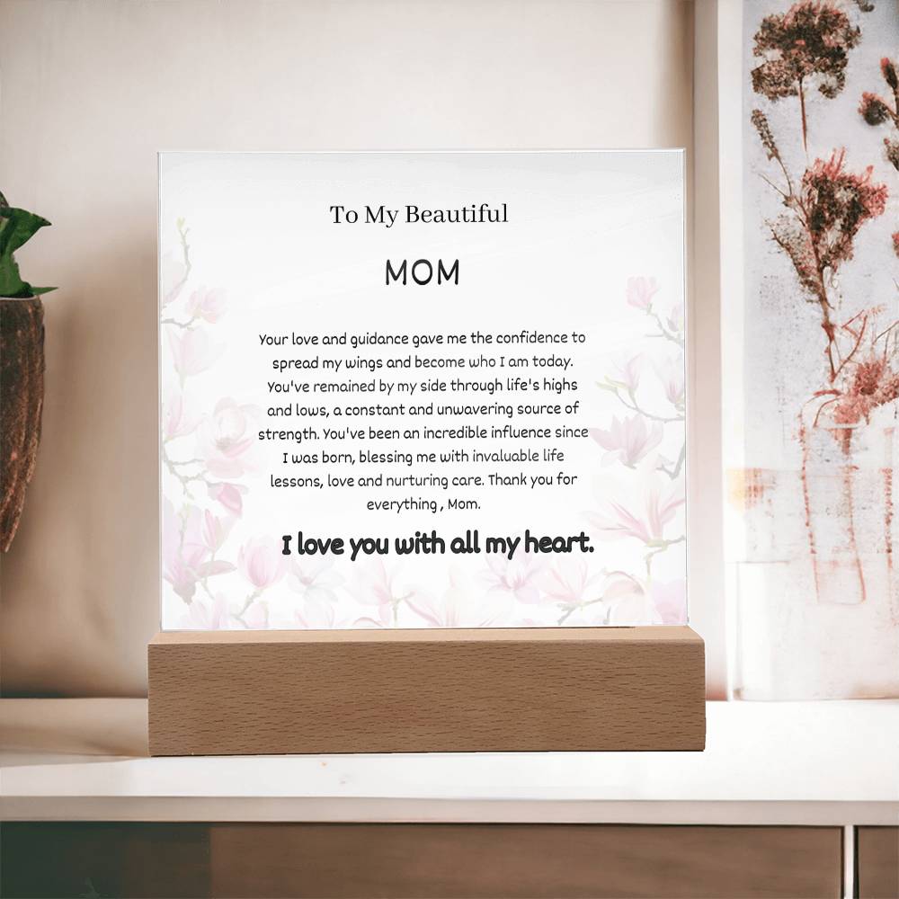 To My Beautiful Mom- I love you with all my Heart