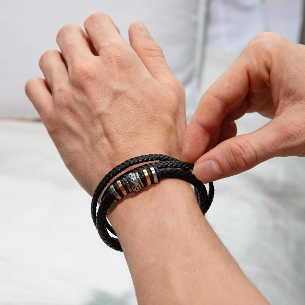 Grandson- You Were the best thing that happened to me Bracelet