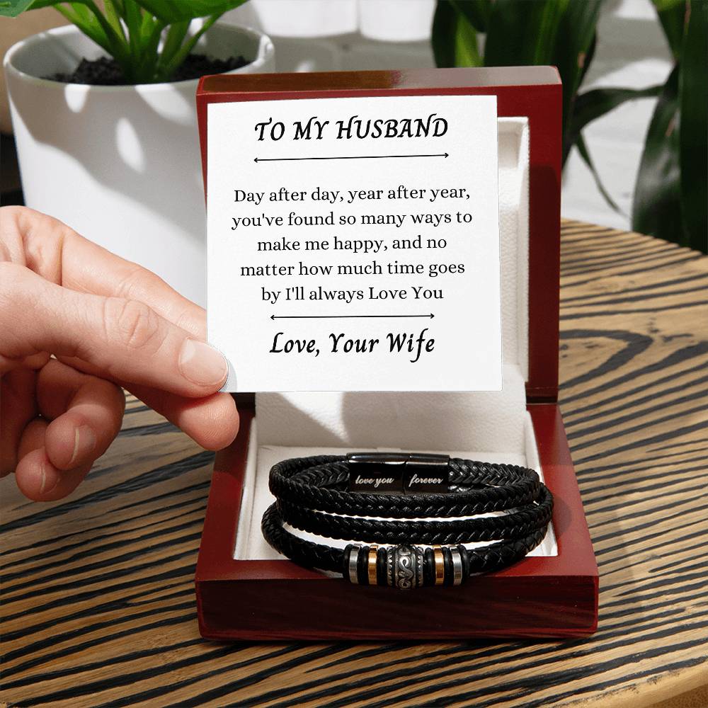 Always Love You Husband Bracelet