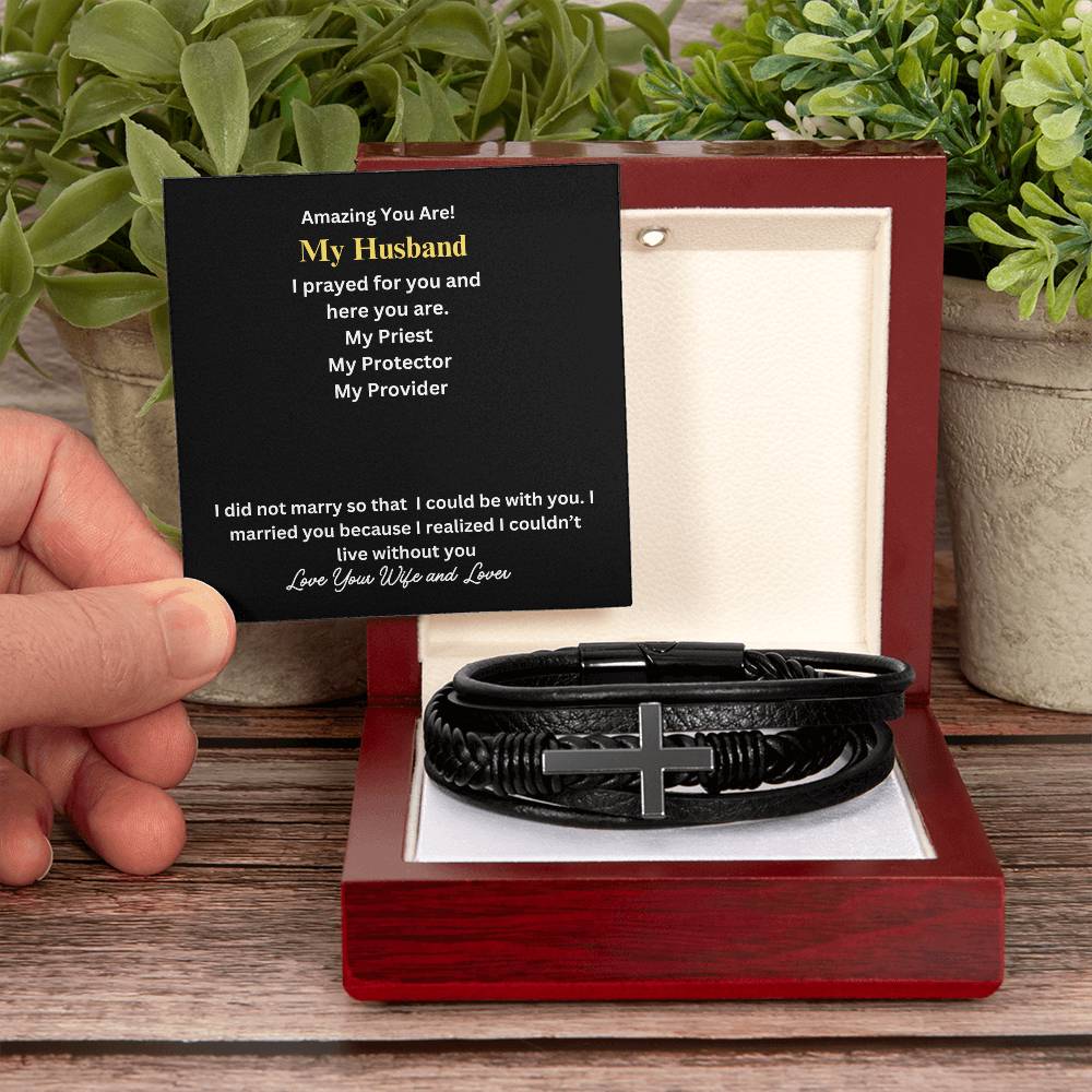 Amazing Husband I prayed for you Bracelet
