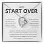 Let's Start Over Heart Necklace
