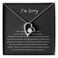 Forgive Me Forever Heart Necklace