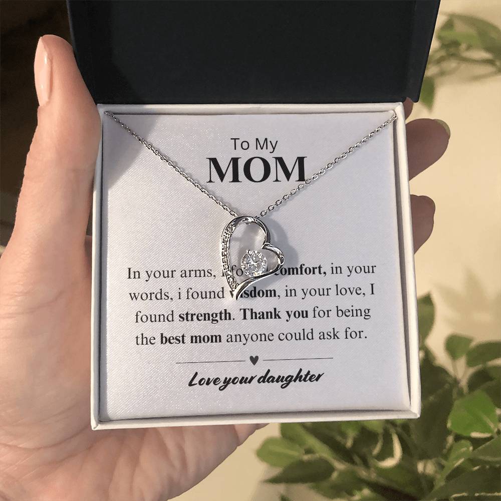 To My Mom - Comfort, Wisdom, Strength Necklace