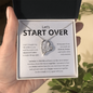 Let's Start Over Heart Necklace