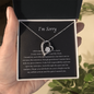Forgive Me Forever Heart Necklace