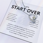 Let's Start Over Heart Necklace