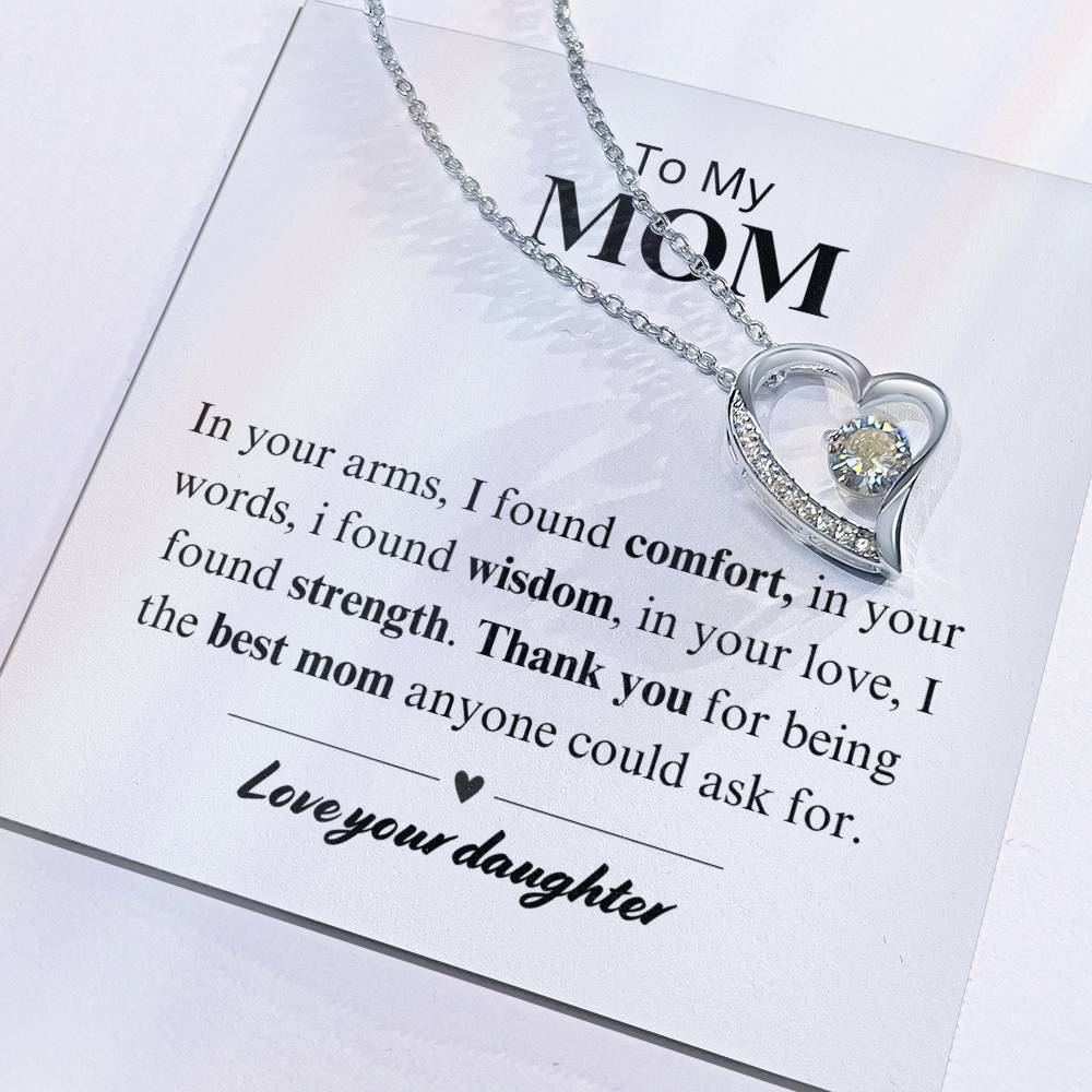 To My Mom - Comfort, Wisdom, Strength Necklace