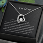 Forgive Me Forever Heart Necklace