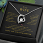 To My Wife - The Love of My Life Forever LoveNecklace