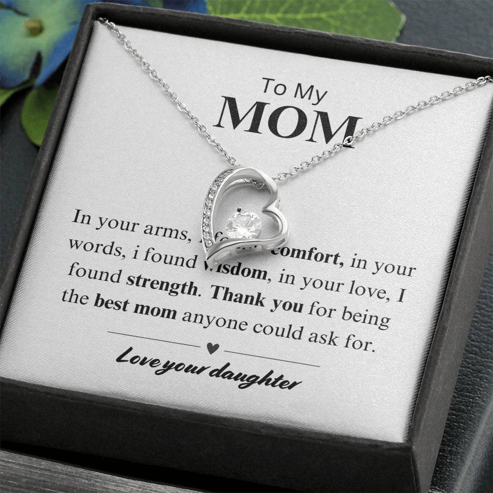To My Mom - Comfort, Wisdom, Strength Necklace