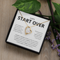 Let's Start Over Heart Necklace