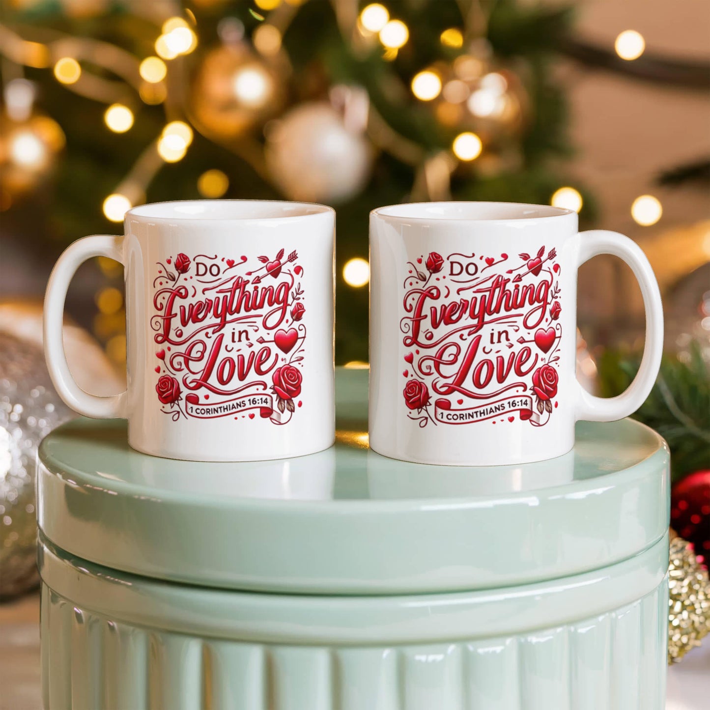 Do Everything in Love Mug – Inspirational Coffee Cup