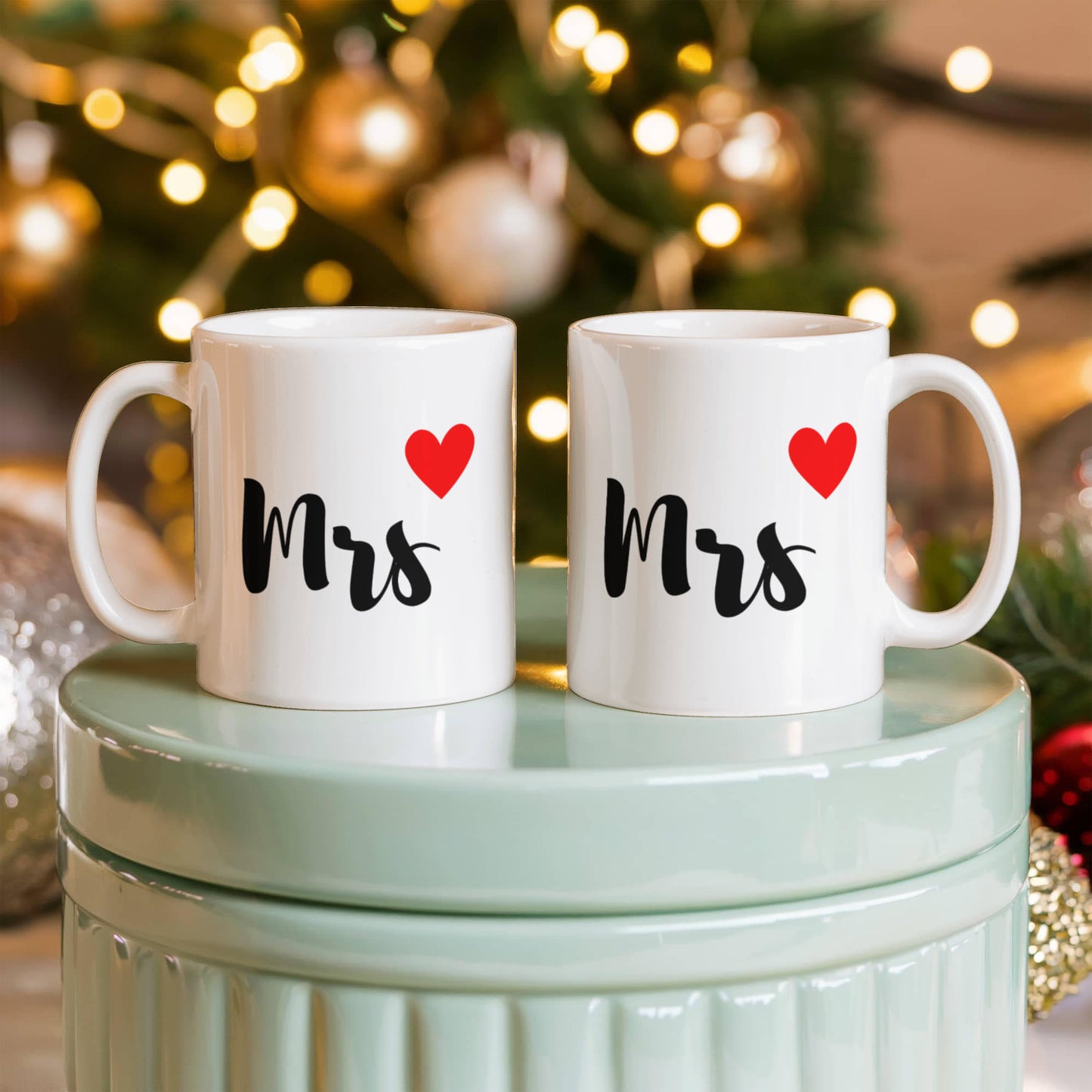 Mrs. Coffee Mug - Elegant Ceramic Mug for Brides & Wives