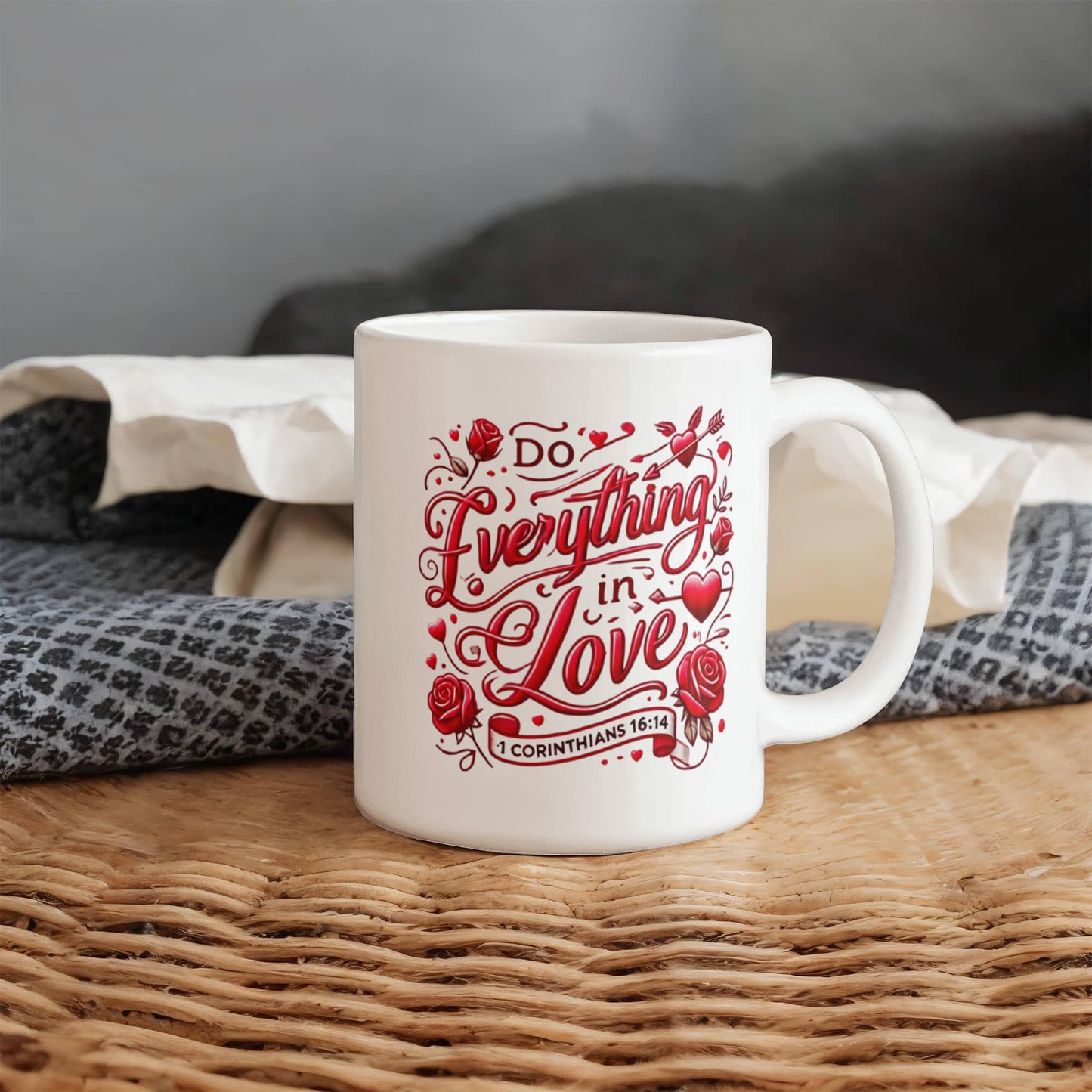 Do Everything in Love Mug – Inspirational Coffee Cup