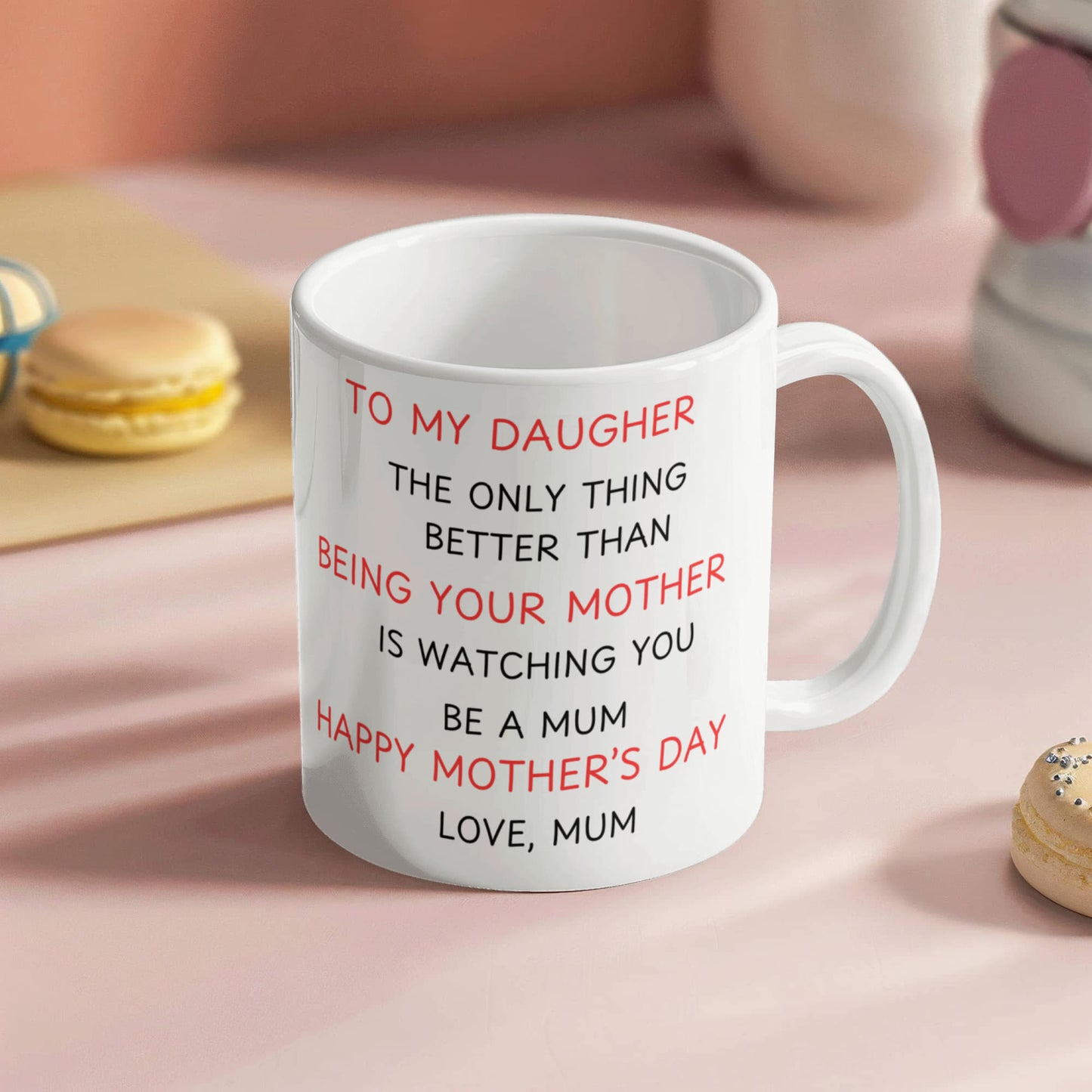To My Daughter - Watching You Be a Mom Mug