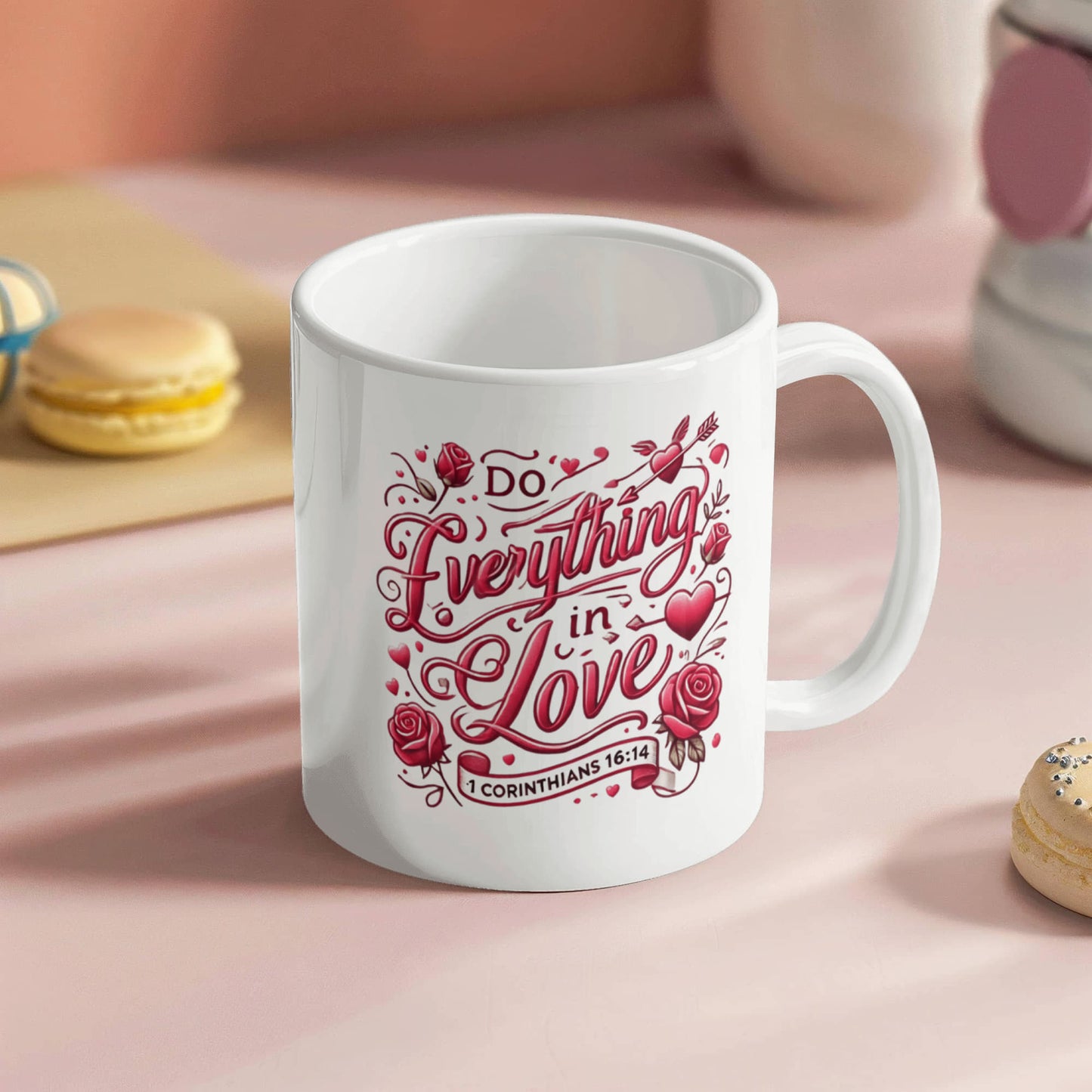 Do Everything in Love Mug – Inspirational Coffee Cup