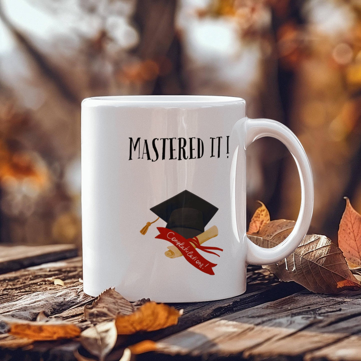 🖤 Mastered It Graduation Mug 🎓