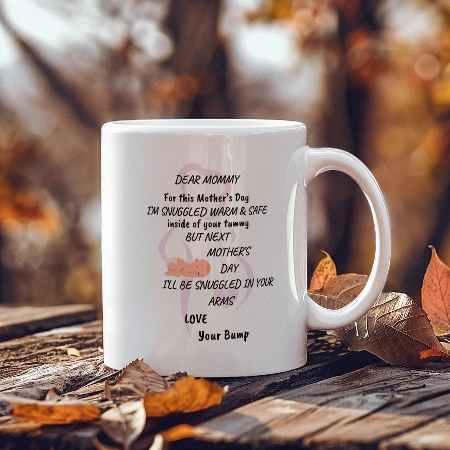 Dear Mommy – Love, Your Bump Mother's Day Mug