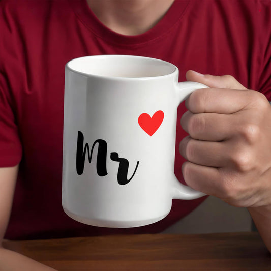 Mr. Coffee Mug - Classic Ceramic Mug for Husbands & Grooms