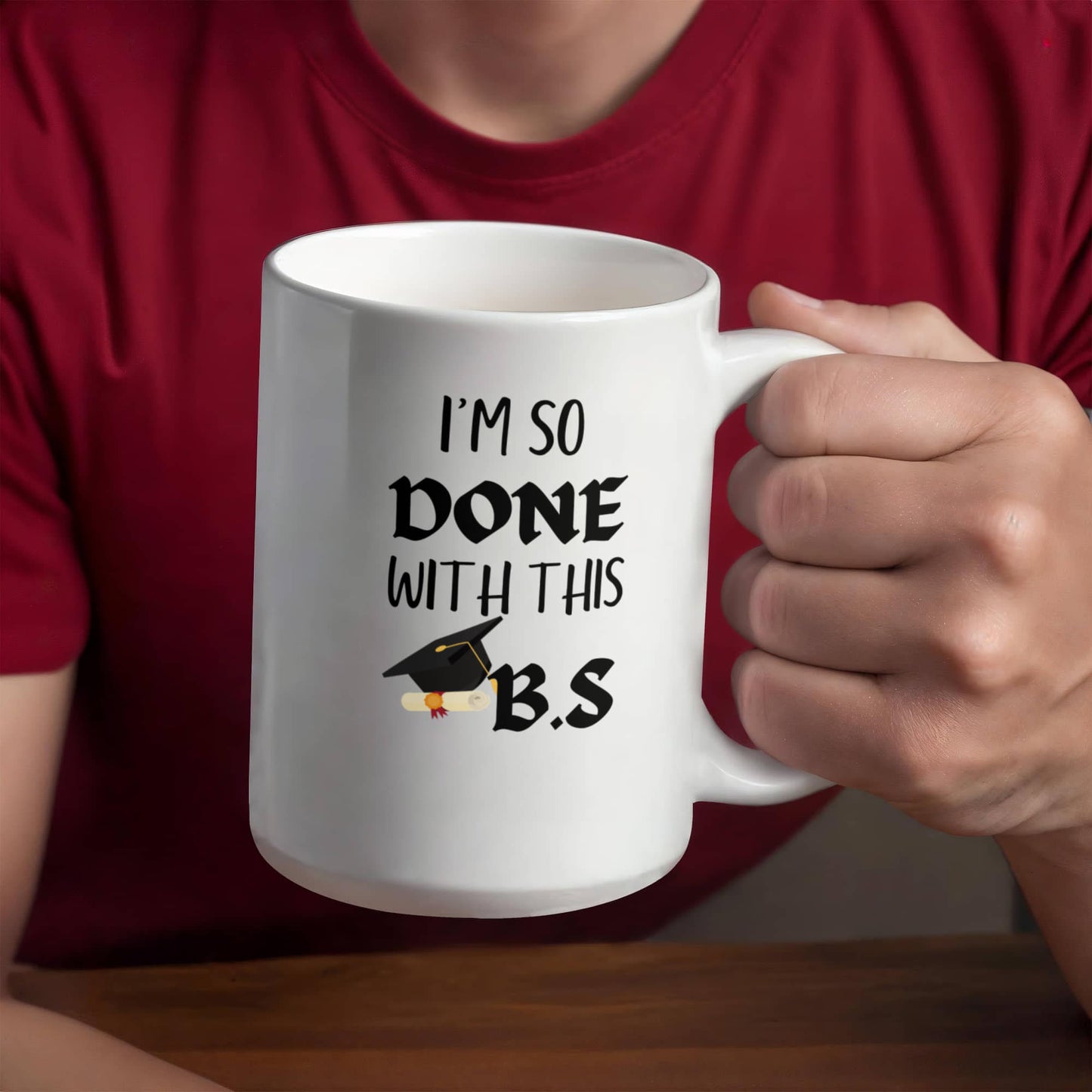 π€ I'm So Done With This BS Graduation Mug π