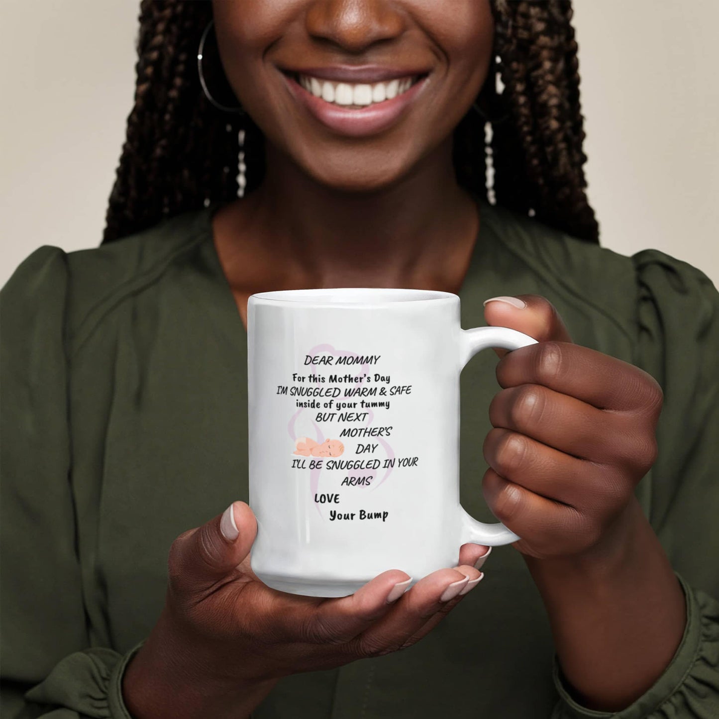 Dear Mommy – Love, Your Bump Mother's Day Mug