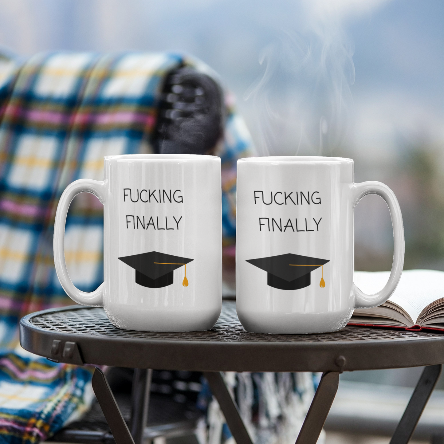 F*cking Finally Graduation Mug πβ