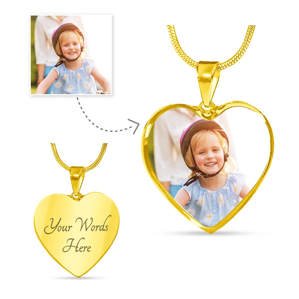 My Little Girl Yesterday My Friend Today My Daughter Forever Necklace